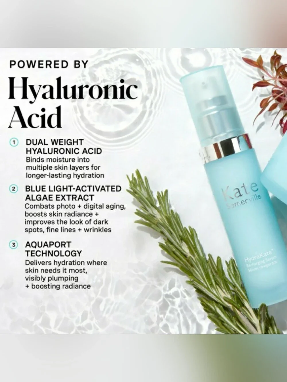 KATE SOMERVILLE HYDRAKATE RECHARGING SERUM